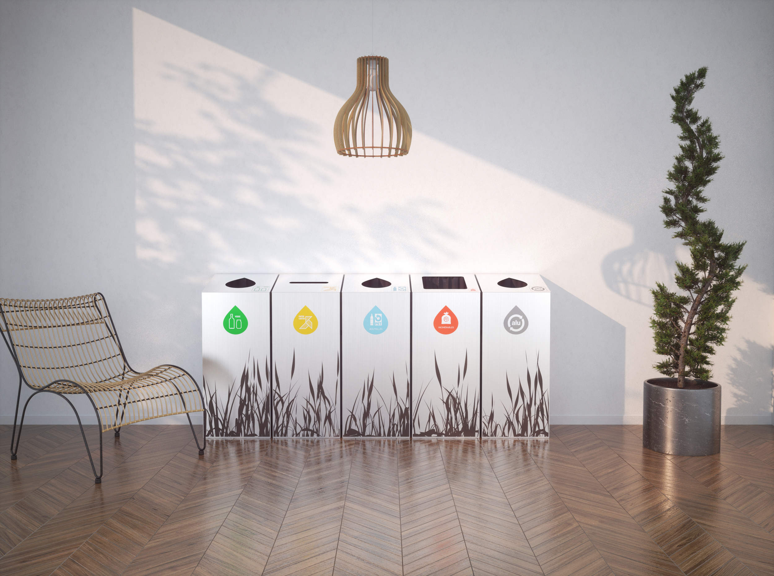 Bennes camions groupe serbeco recyclage déchets poubelle